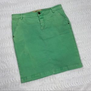 Anthropologie Holding Horses Denim Pencil Skirt